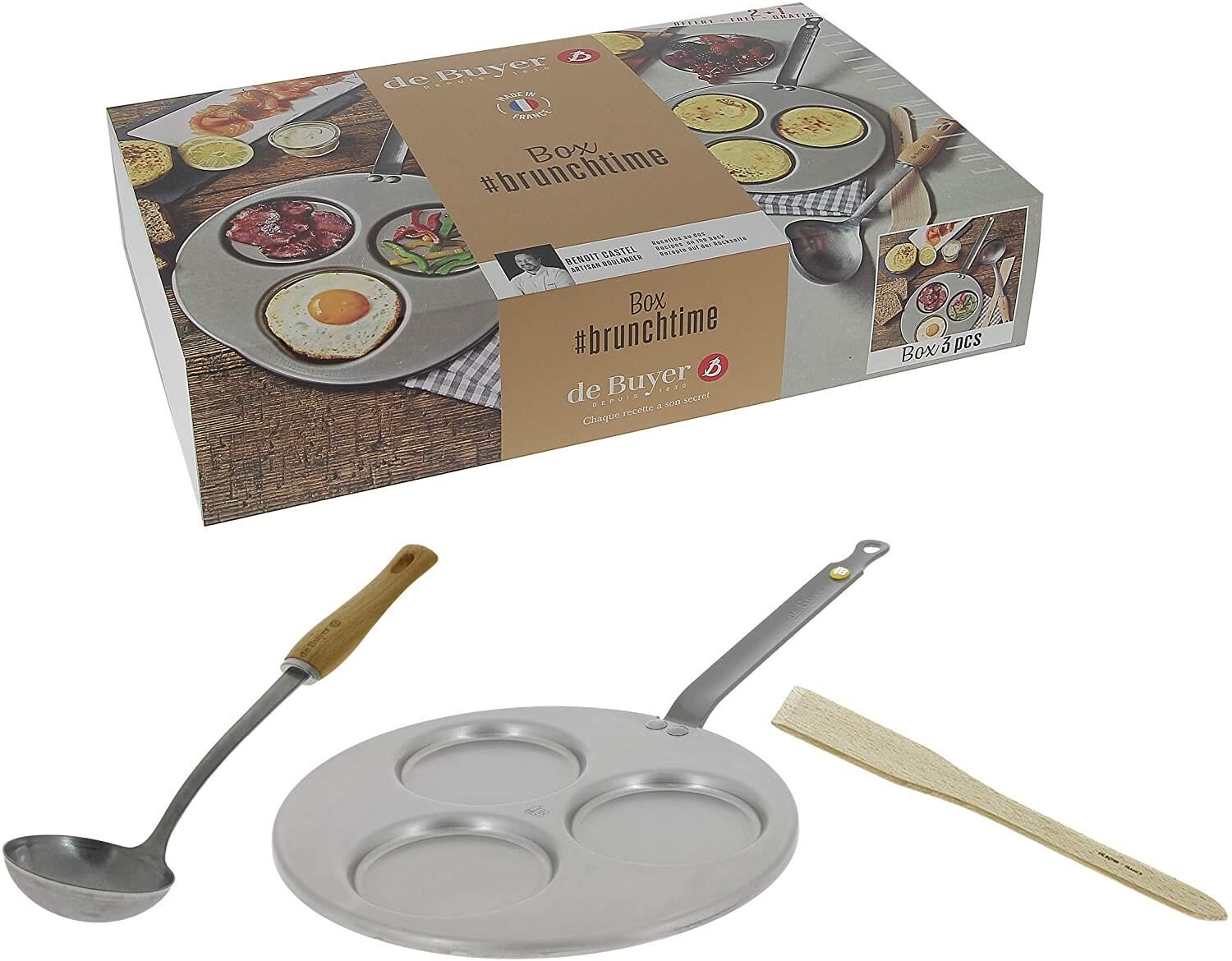 De Buyer  BOX #BRUNCHTIME : TRIBLINIS+SPATULA+LOFFEL
