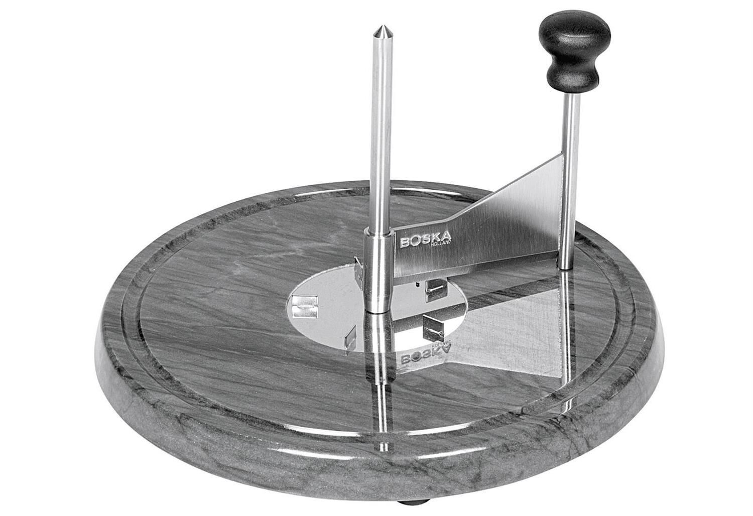 BOSKA Käseschaber Marmor Edelstahl/Marmor inox/schwarz