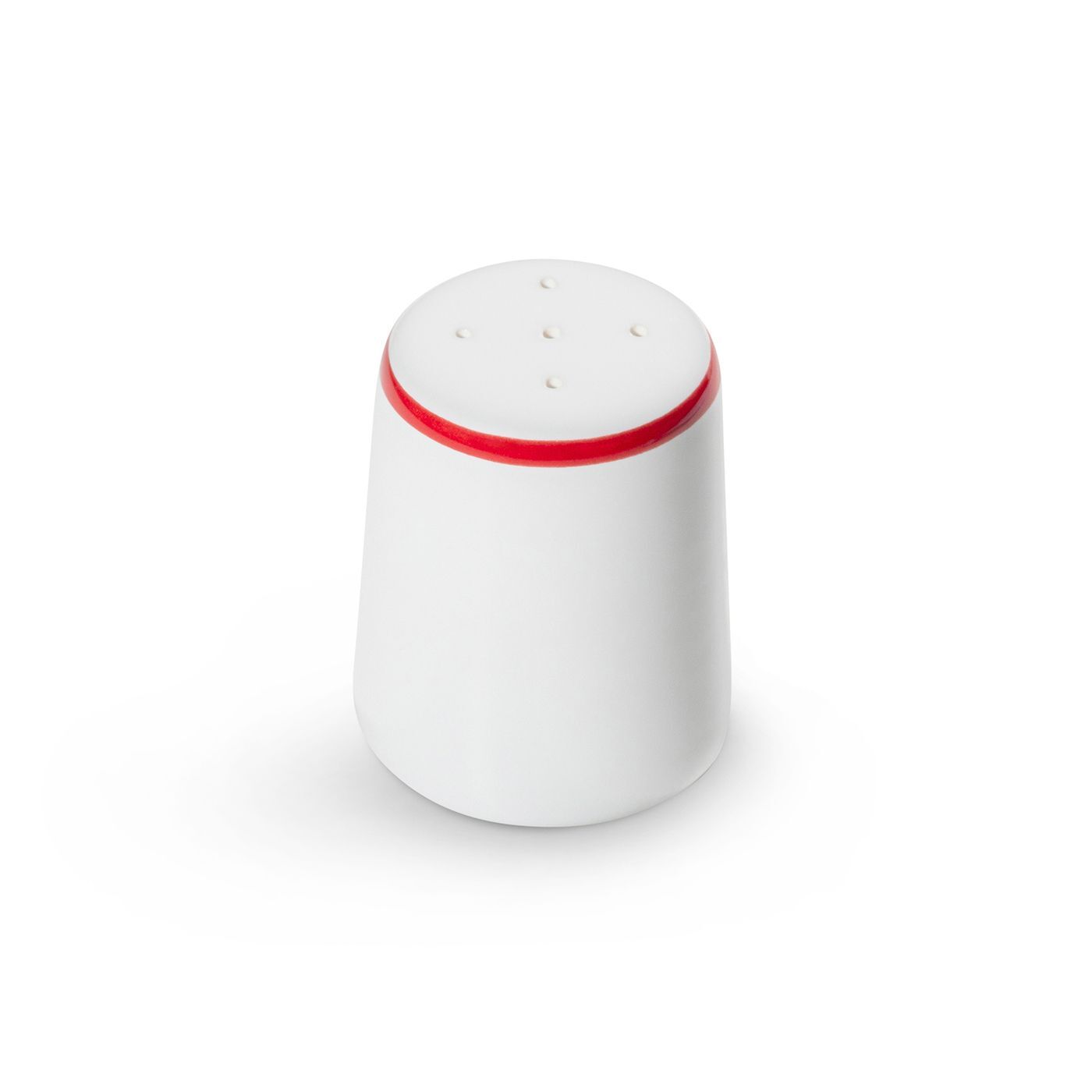 Gmundner Keramik Rubinroter Rand, Salzstreuer gerade