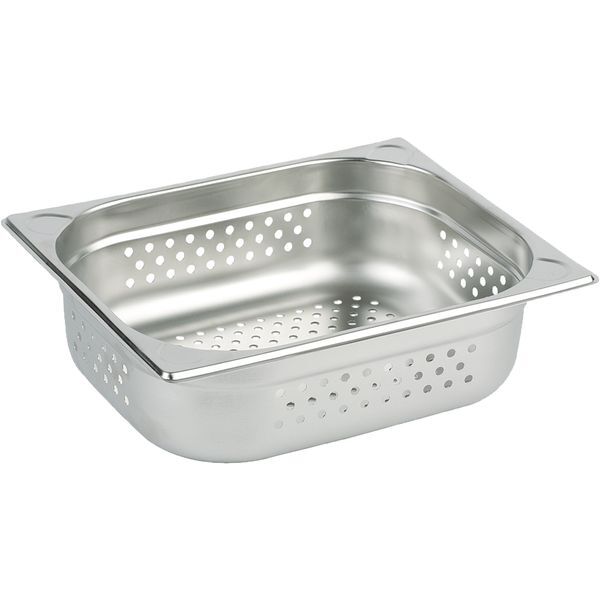 APS  GN-Behälter 1/2 Edelstahl, gelocht, Tiefe: 100 mm, Inhalt: 6,50 Liter