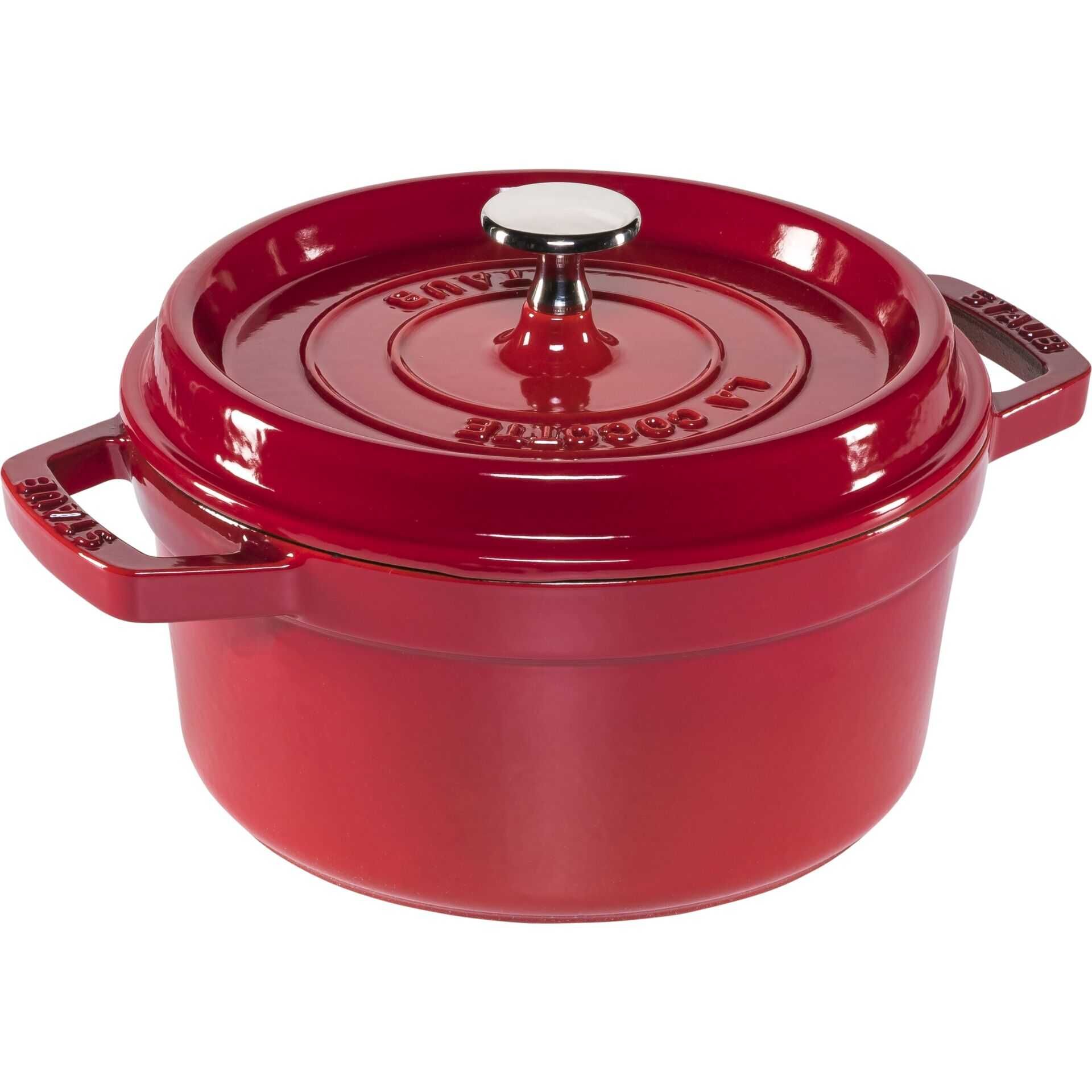 STAUB - Cocotte mit Deckel - 20 cm - 2.2 L - rund - Cherry Red