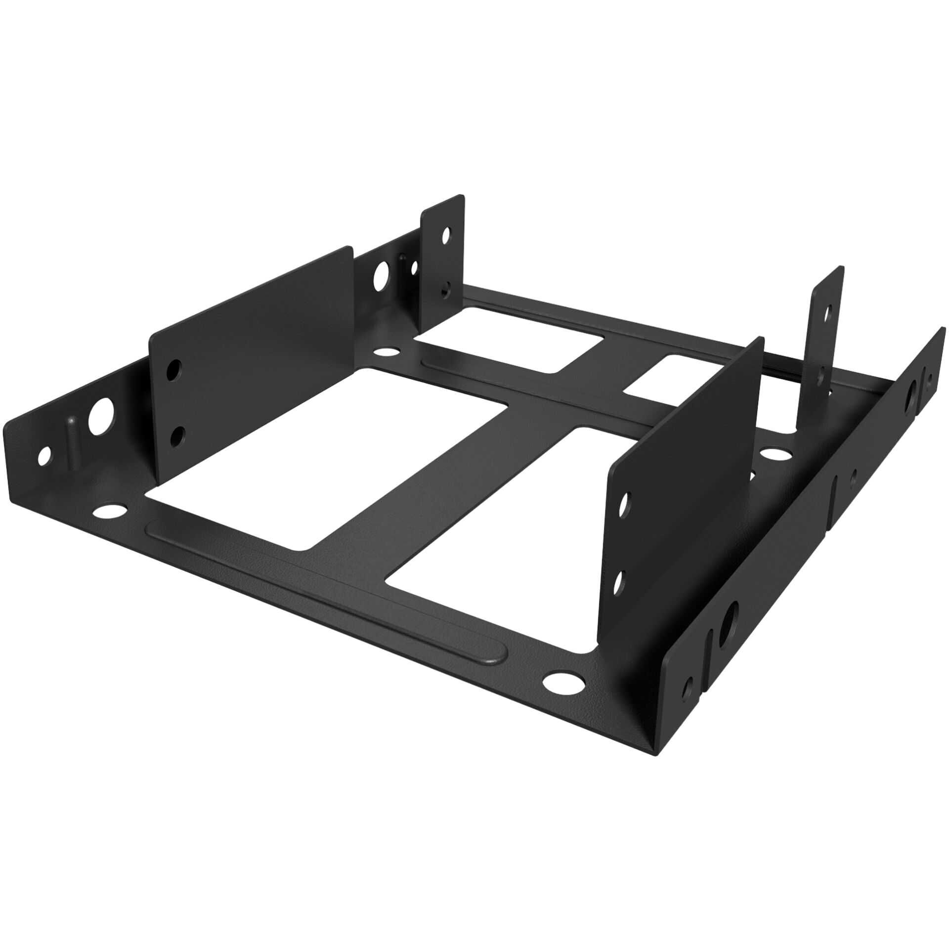 RaidSonic ICY BOX IB-AC643 - Speichereinschubadapter - 3.5" to 2 x 2.5" (8,9 cm bis 2 x 6,4 cm) - Schwarz