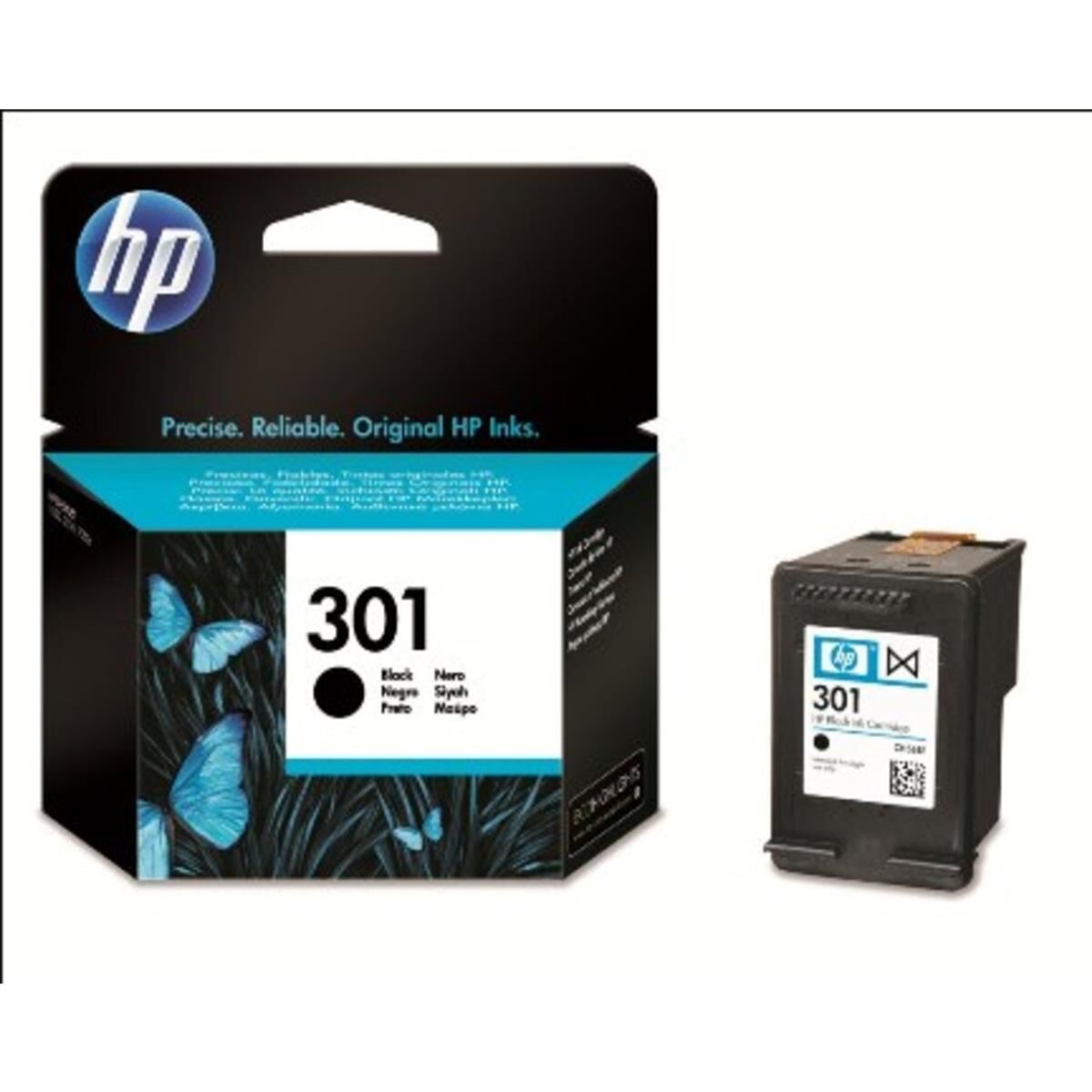 HP, Druckerpatrone 301, black