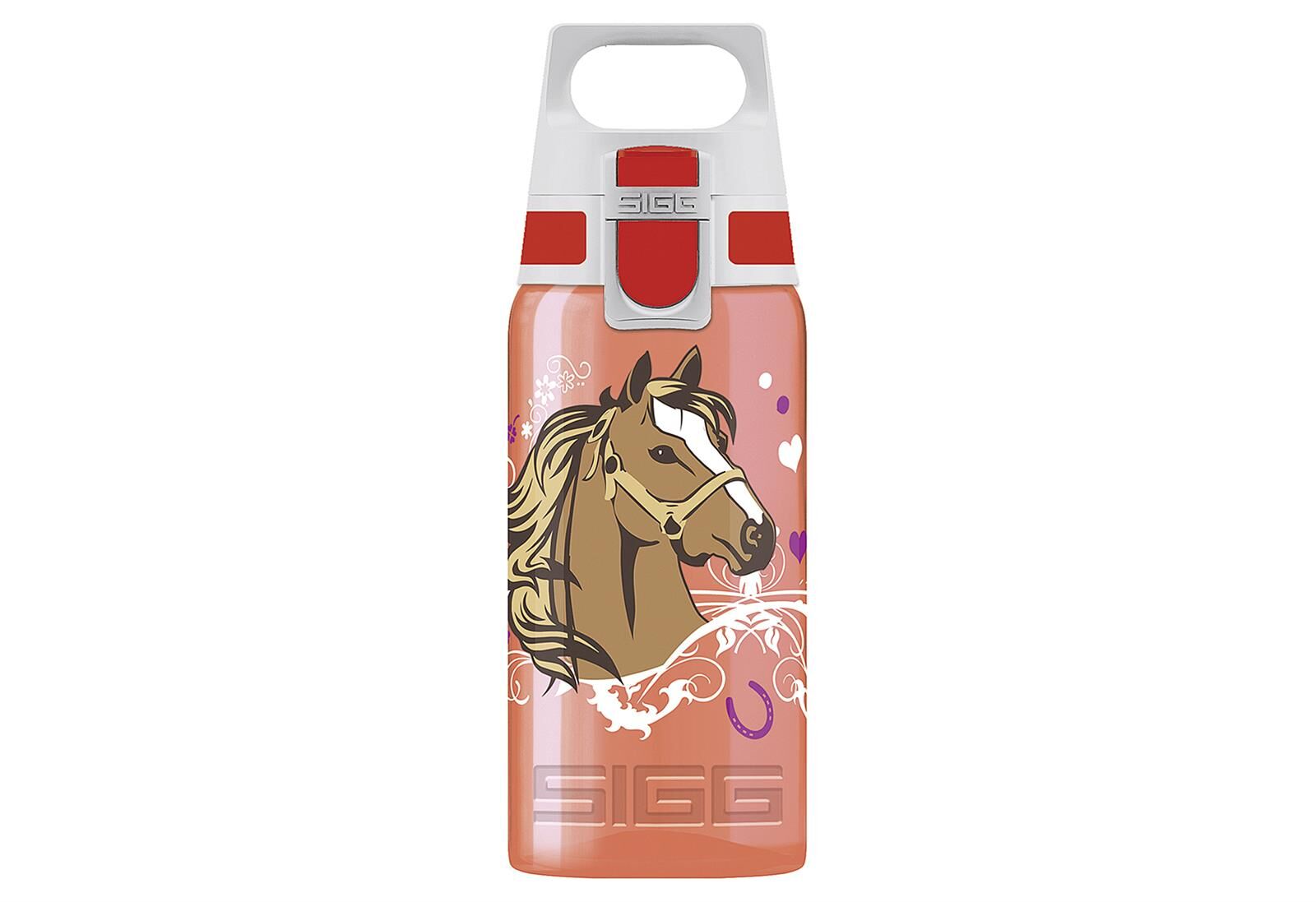 SIGG Trinkflasche Viva One Horses 0,5 Liter rot
