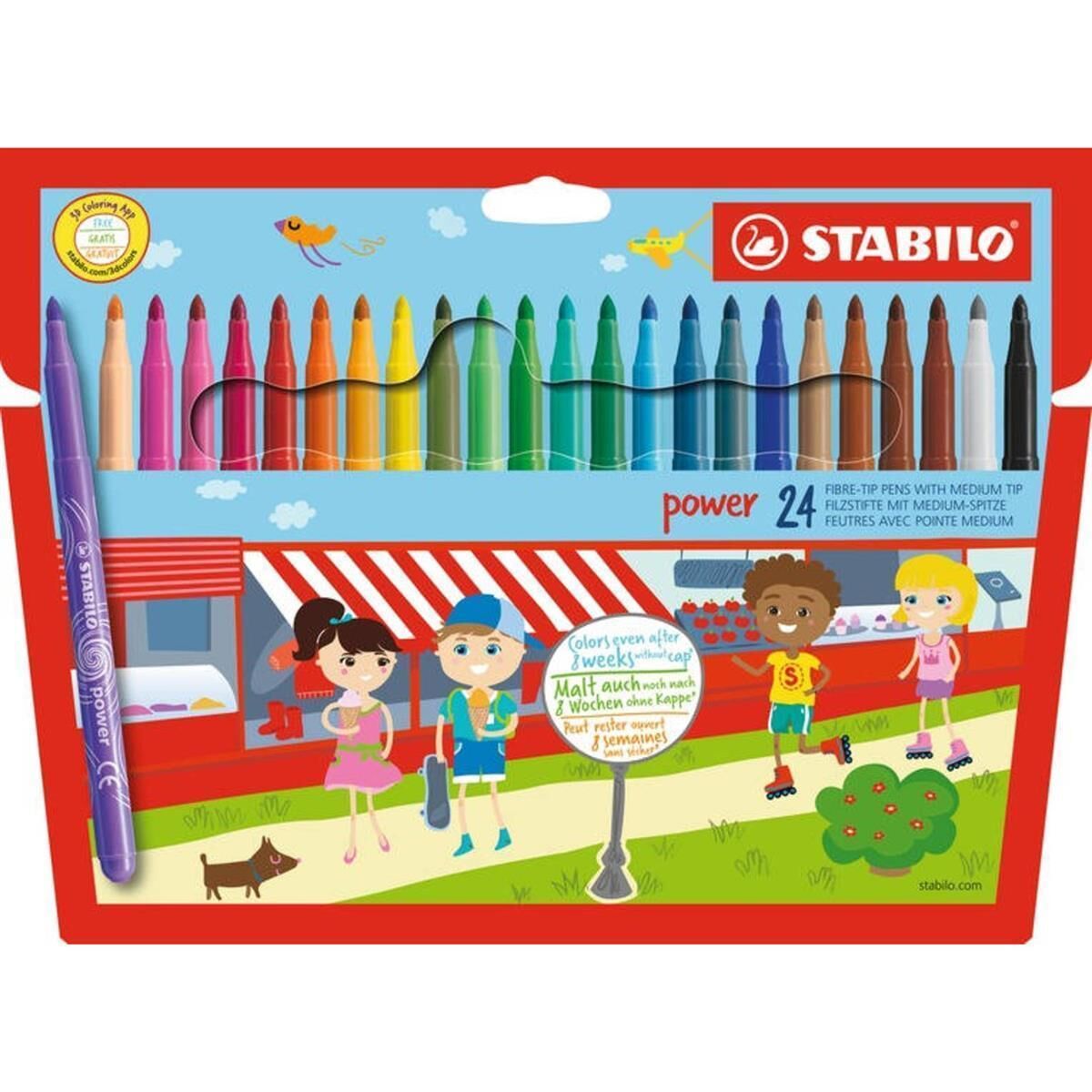 Stabilo, Faserschreiber, Power