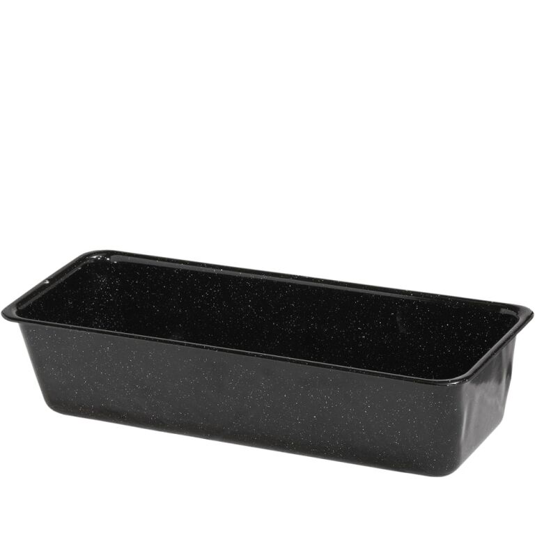 Riess Brotbackform 35x14cm Schwarz Emaille