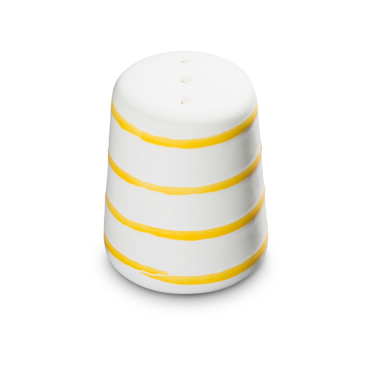 Gmundner Keramik Gelbgeflammt, Pfefferstreuer gerade