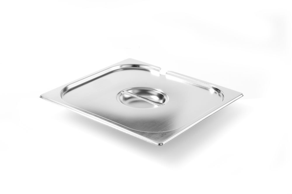 HENDI Gastronorm-Deckel mit Löffelaussparung, Kitchen Line, GN 1/1, 530x325mm