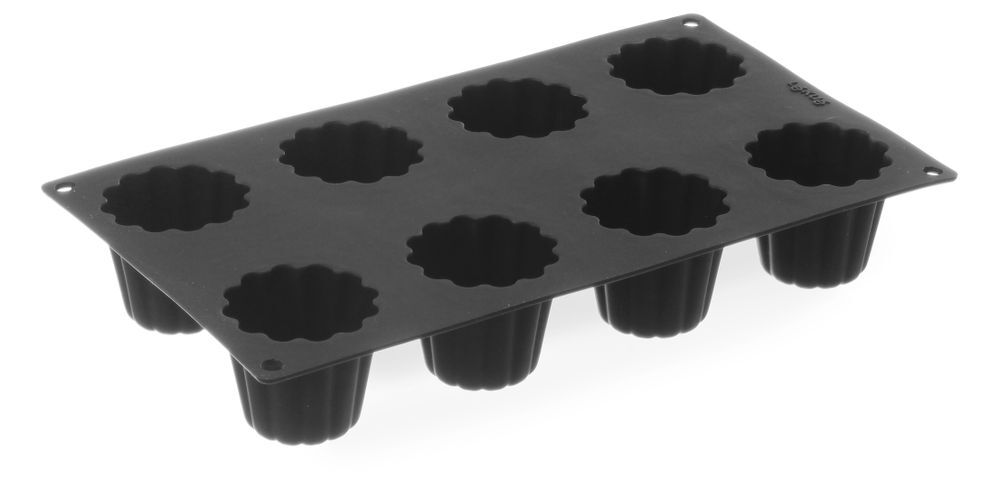 HENDI Silikonform Cannele Bordelais ø54x(H)48, GN 1/3, ⌀54x(H)48mm