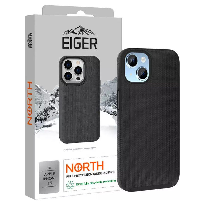 Eiger North Case iPhone 15 sw (schwarz)