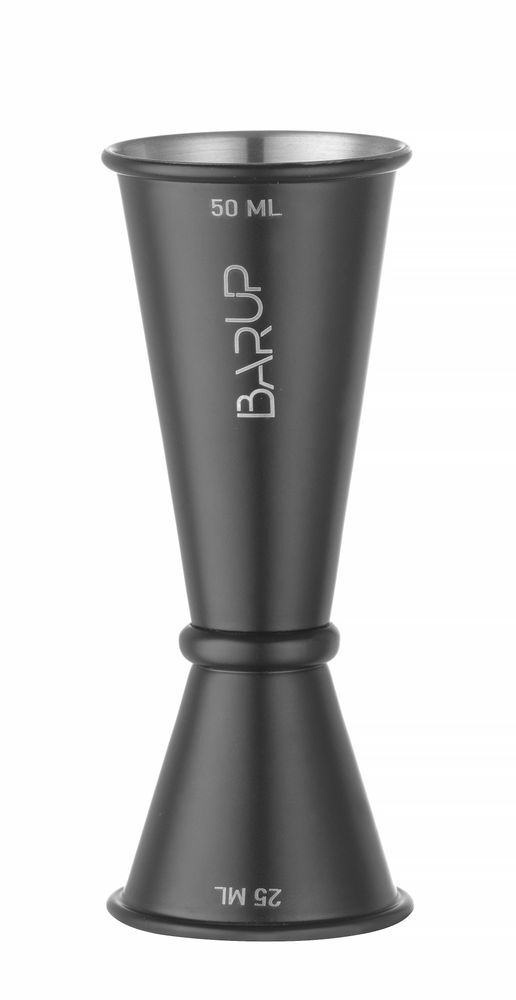 BarUp Barmaß 25/50 ml, Schwarz, ⌀45x(H)110mm