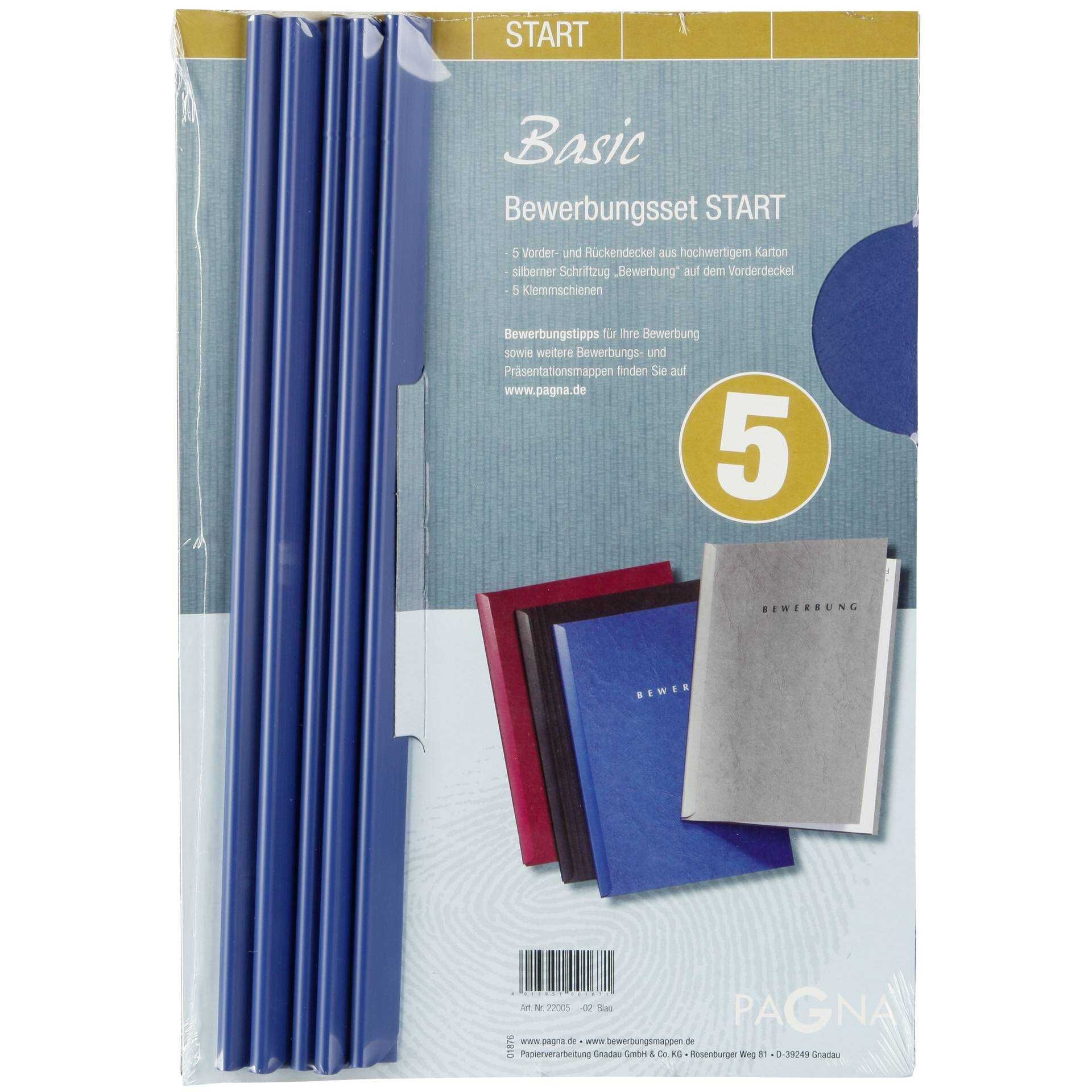 Pagna Start - Klemmleistenordner - Blau