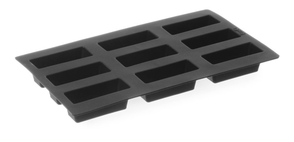 HENDI Silikonform Mini-Kuchen 80x30x(H)33mm, GN 1/3, 80x30x(H)33mm