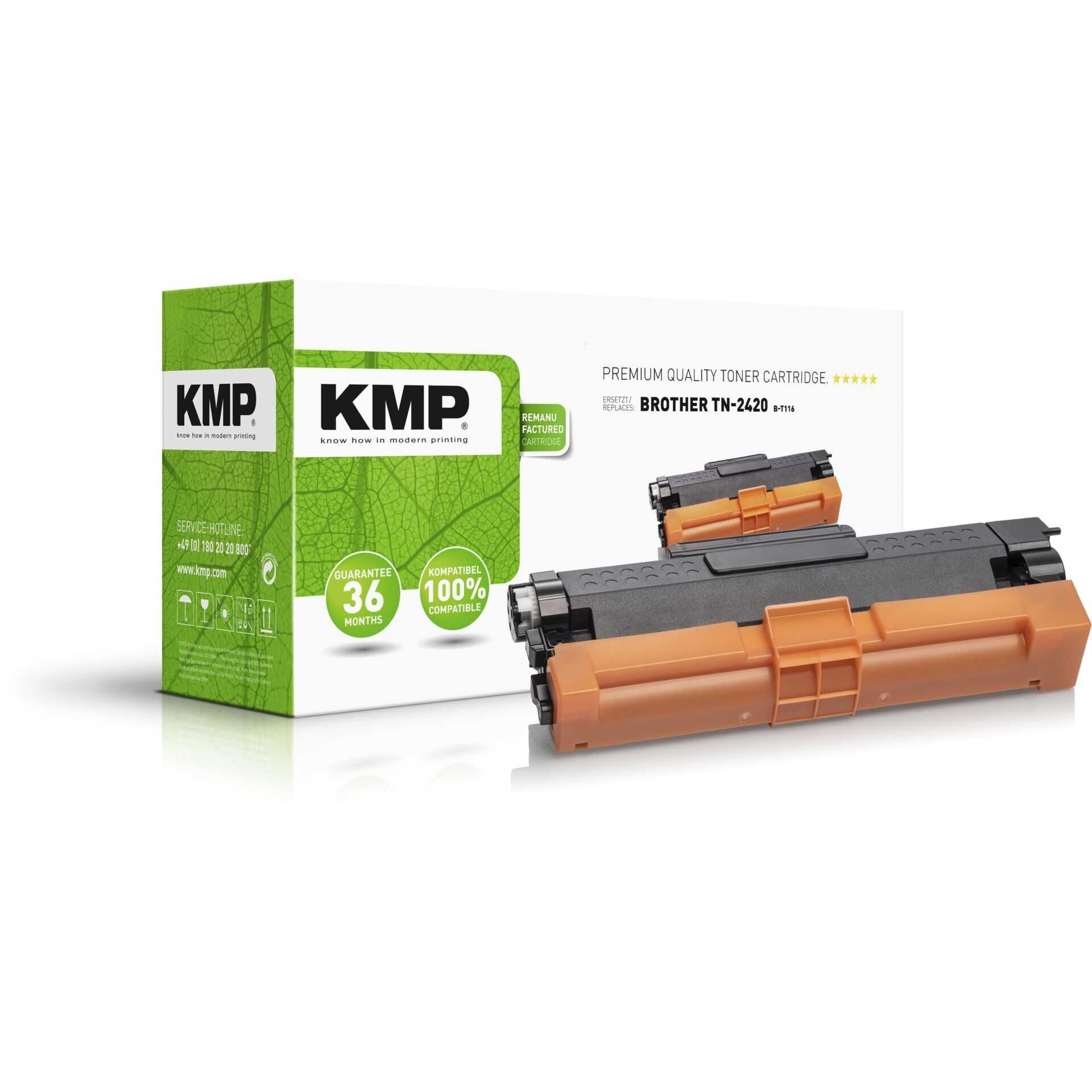 KMP B-T116 Toner schwarz kompatibel mit Brother TN-2420