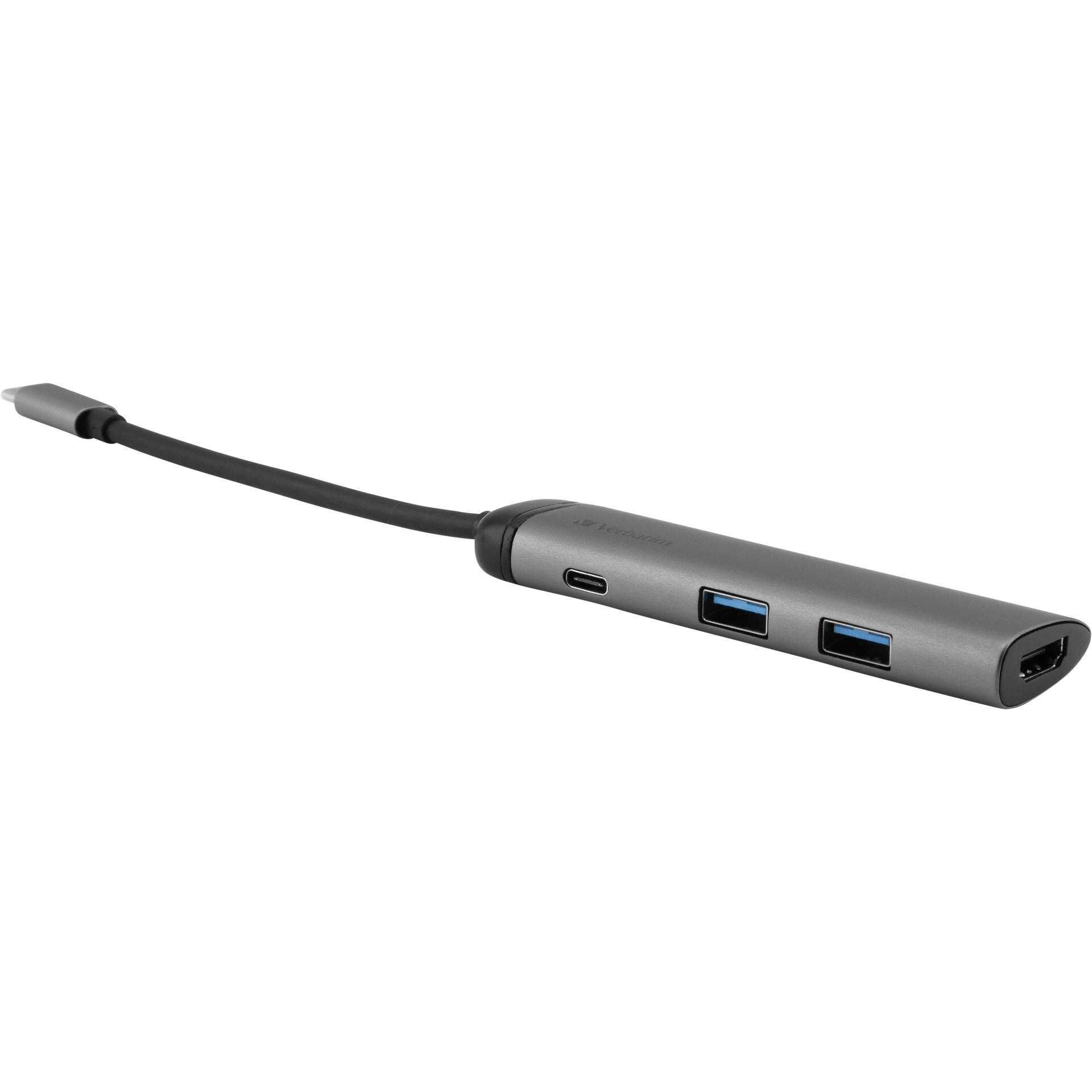 Verbatim - Hub - 2 x SuperSpeed USB 3.0 + 1 x HDMI - Desktop
