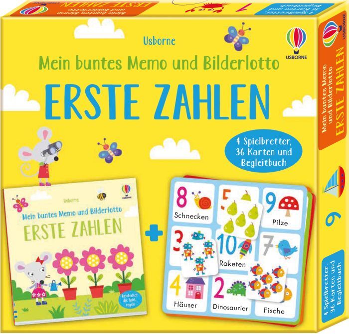 dtv Mein buntes Memo und Bilderlotto: Erste Zahlen 791884