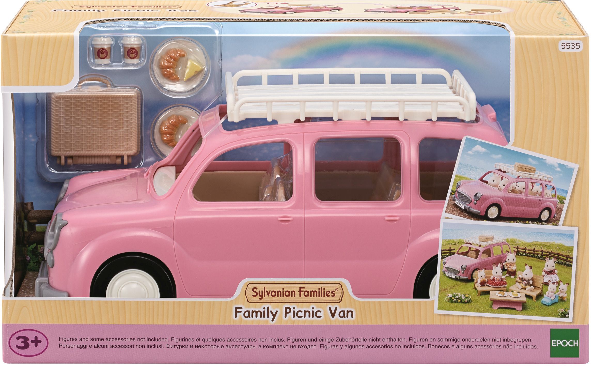EPOCH Traumwiesen Sylvanian Families 5535 Familienauto mit Picknickzubehör 5535