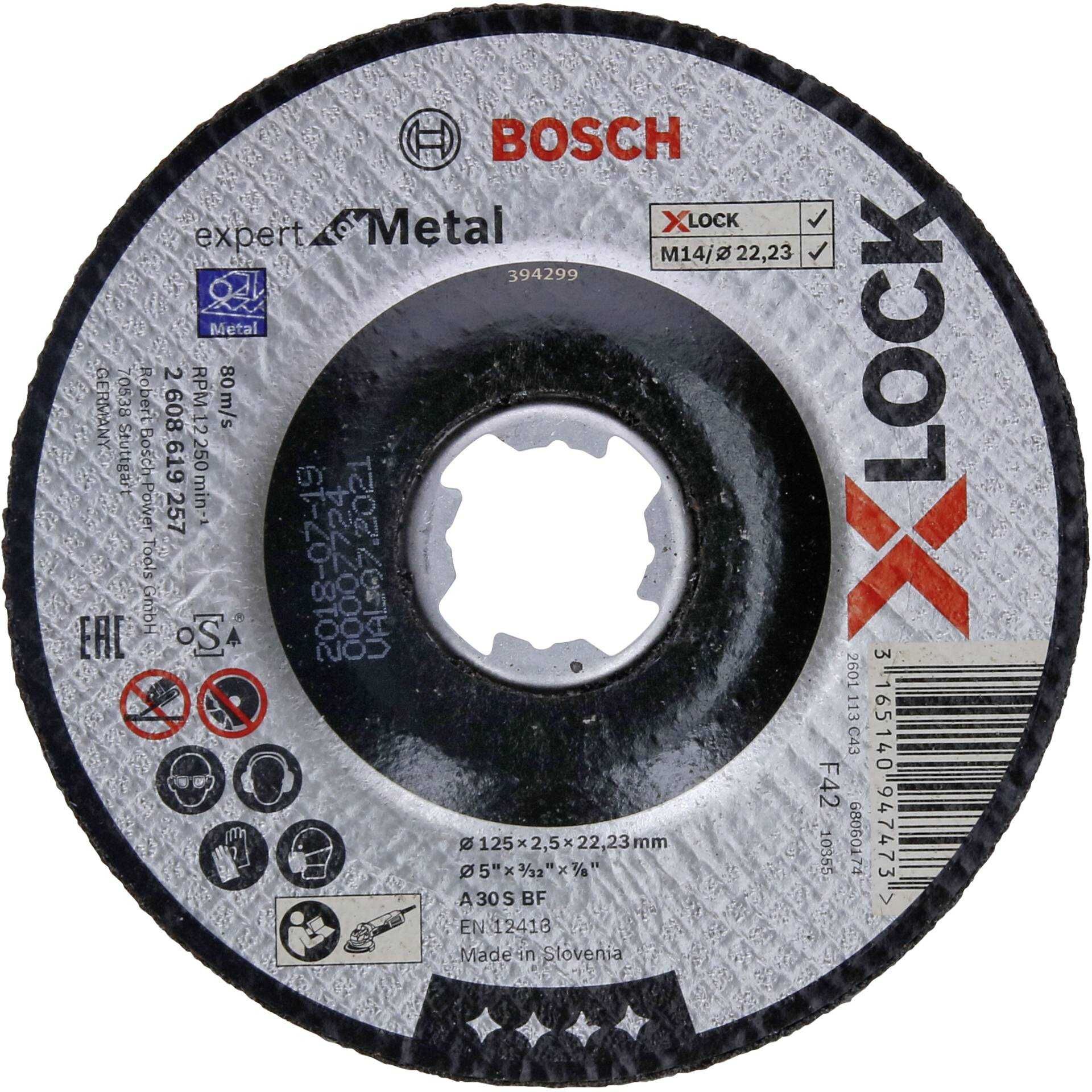 Bosch Expert for Metal A 30 S BF - Schneidscheibe - für Metall - 125 mm - X-LOCK