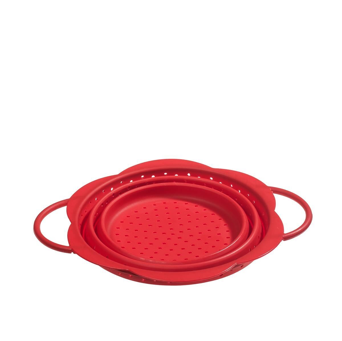 Kochblume Faltsieb S rot