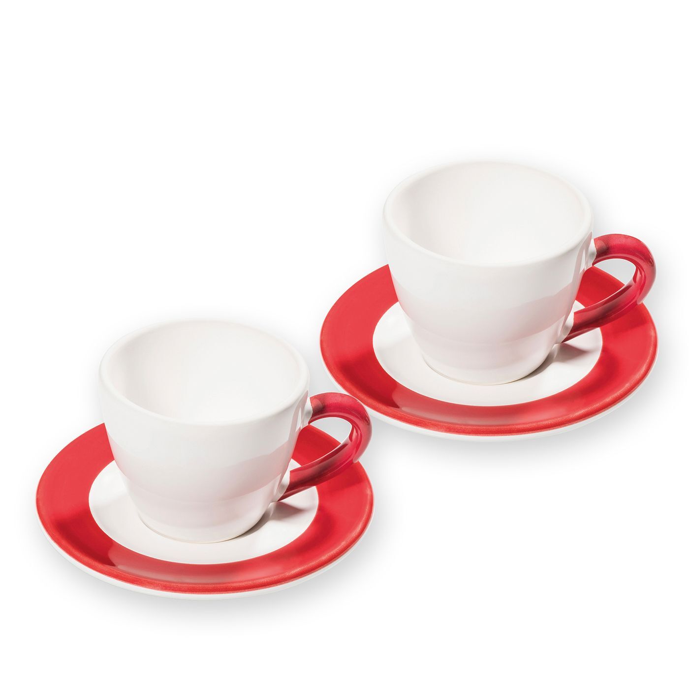Gmundner Keramik Variation Rubinrot, Espresso für 2