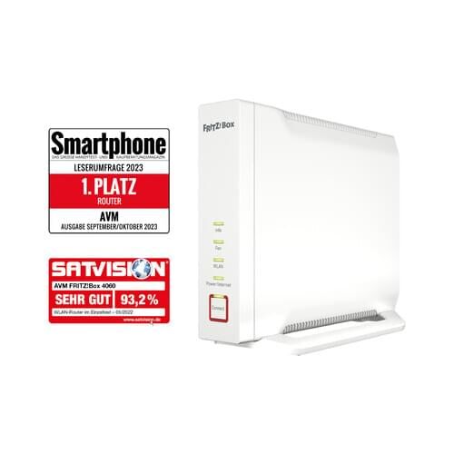AVM FRITZ!Box 4060 WLAN Router 2.4 GHz, 5 GHz 6000 MBit/s