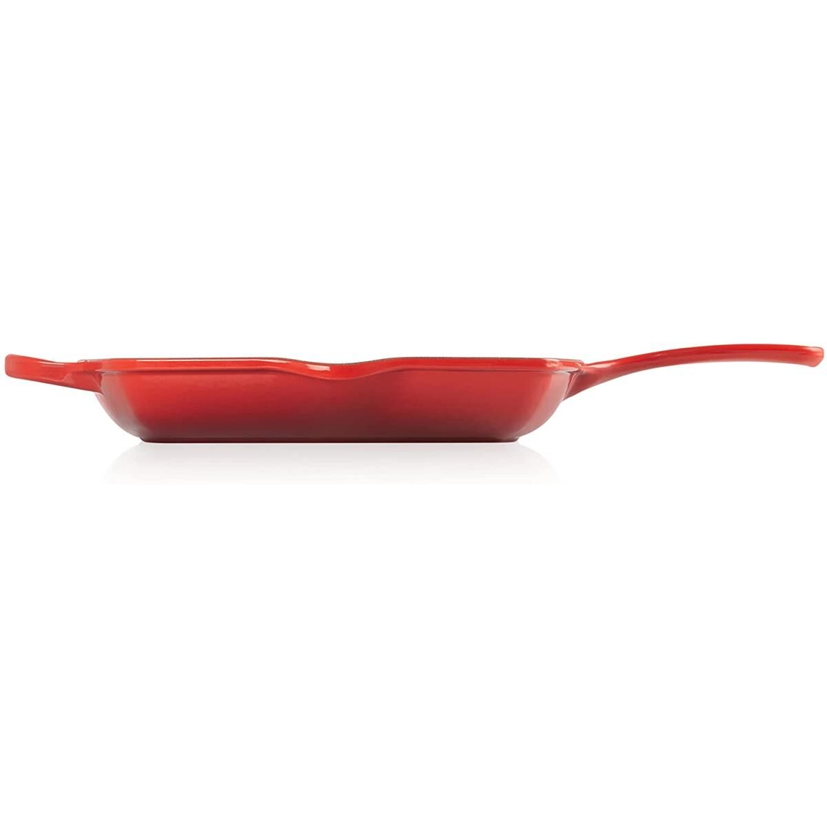 Le Creuset GRILLPFANNE QUADRATISCH SIG 26 CM KIRSCHROT