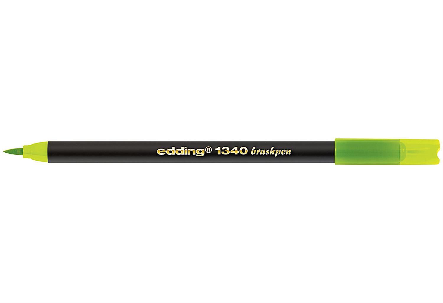 EDDING Fasermaler 1340 Brushpen hellgrün