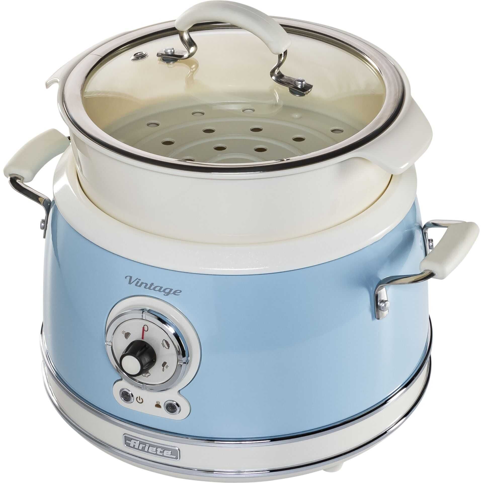 Ariete Vintage 2904 - Reiskocher/Langsamkocher - 3.5 Liter - 700 W - Heavenly Blue