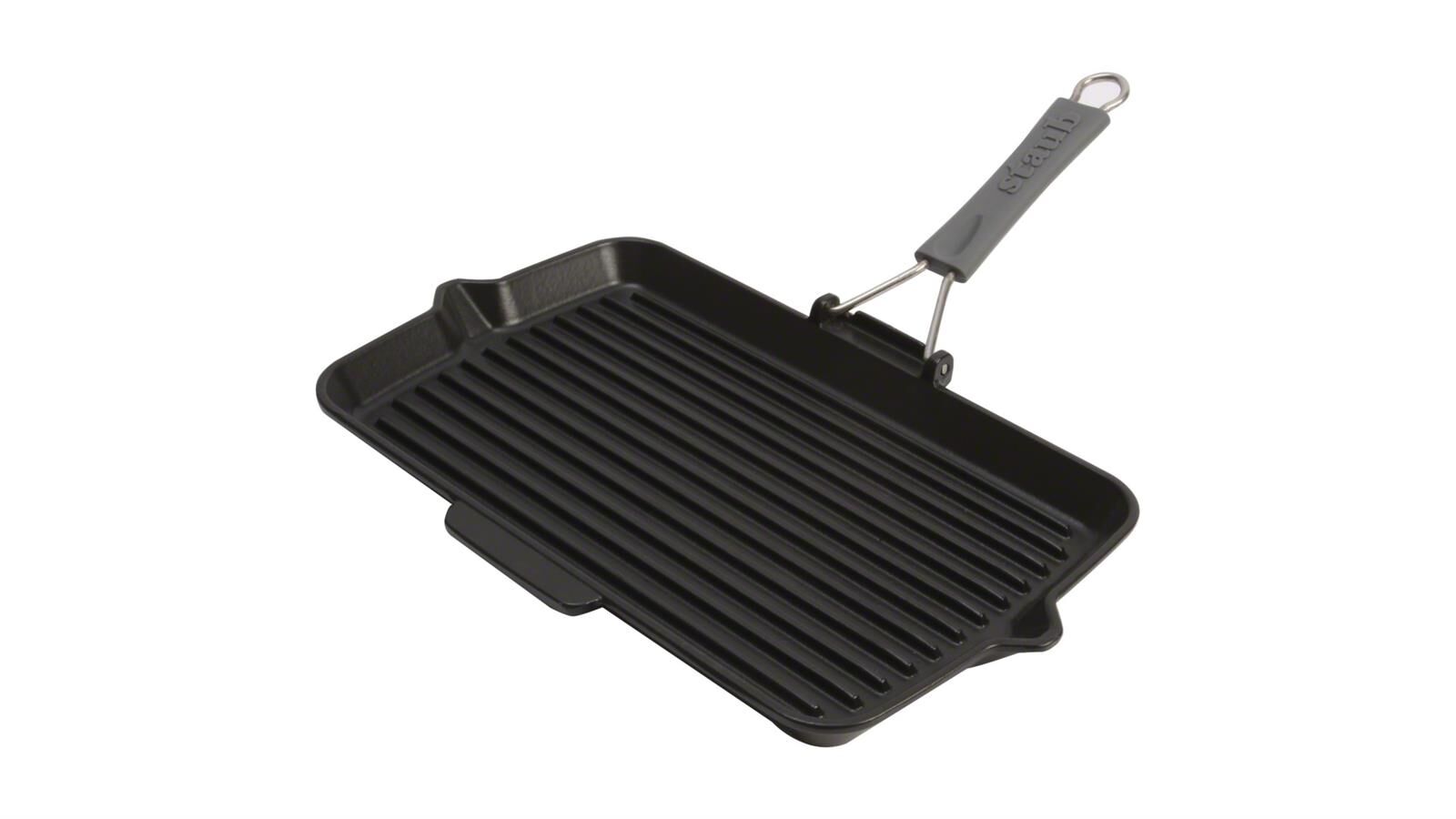 Staub Grillpfanne rechteckig mit Silikongriff 34 x