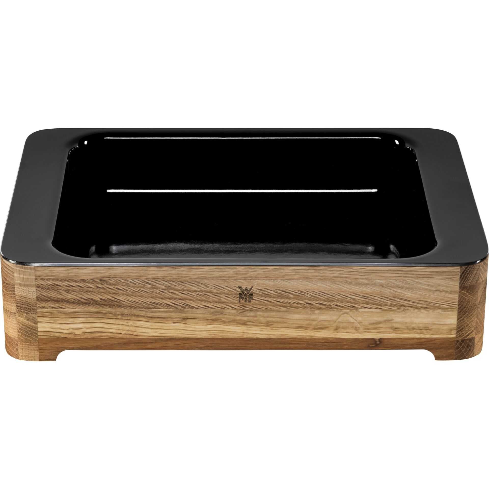 WMF Fusiontec - Auflaufform - 36 x 26 x 8 cm - Schwarz, Natur