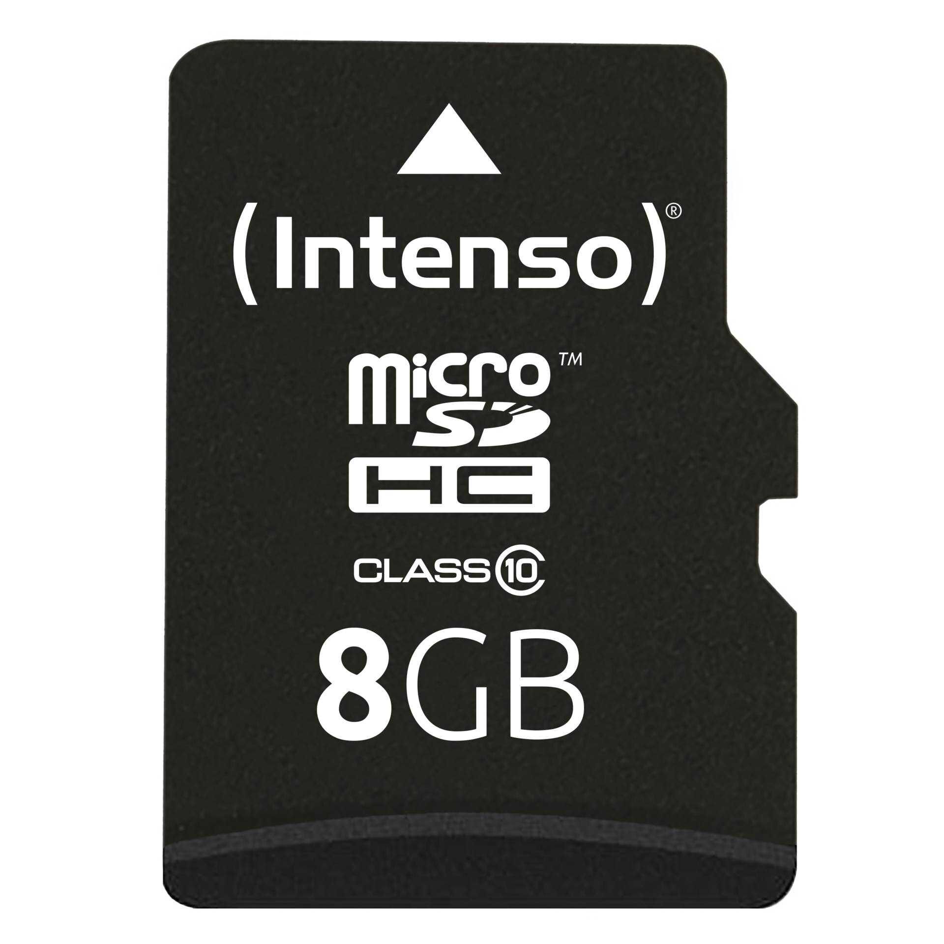 Intenso Class 10 - Flash-Speicherkarte (microSDHC/SD-Adapter inbegriffen) - 8 GB - Class 10 - microSDHC