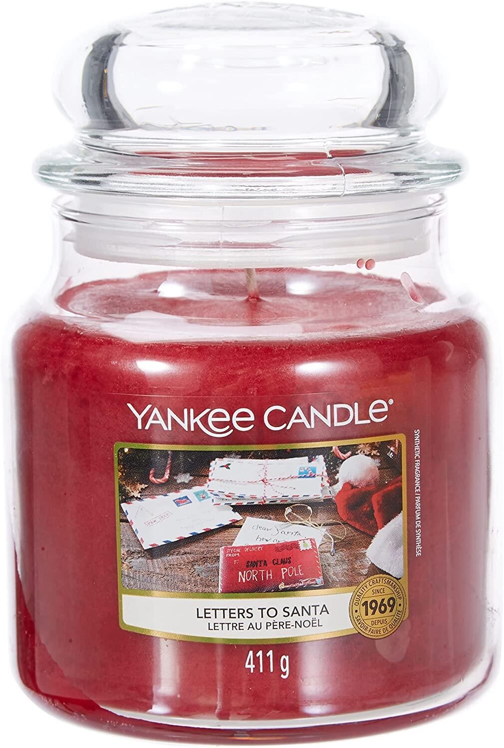 Yankee Candle  LETTERS TO SANTA MEDIUM JAR 411G