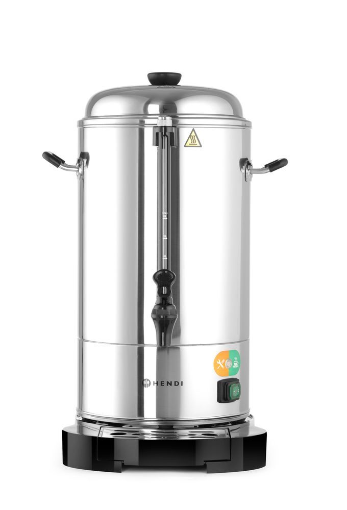 HENDI Kaffee-Perkolatoren, doppelwandig, 16L, 230V/1500W, 360x401x(H)647mm