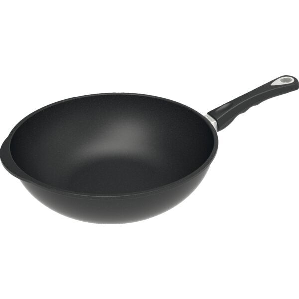 AMT GASTROGUSS Wok induktionsgeeignet, ø: 320 mm, mit Stiel