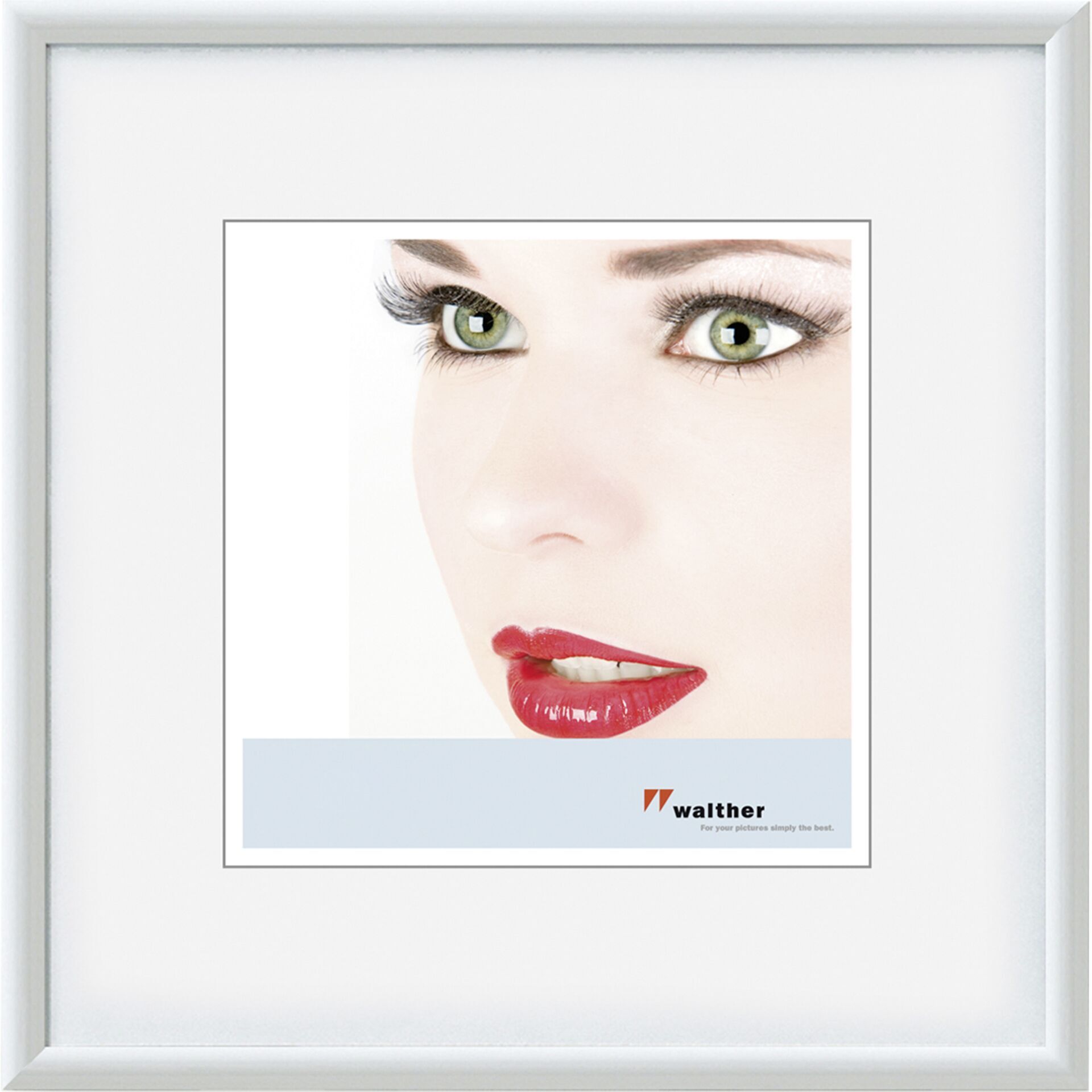 walther design Galeria - Fotorahmen - Konzipiert für: 15,7x15,7 Zoll (40x40 cm) - Kunststoff - quadratisch