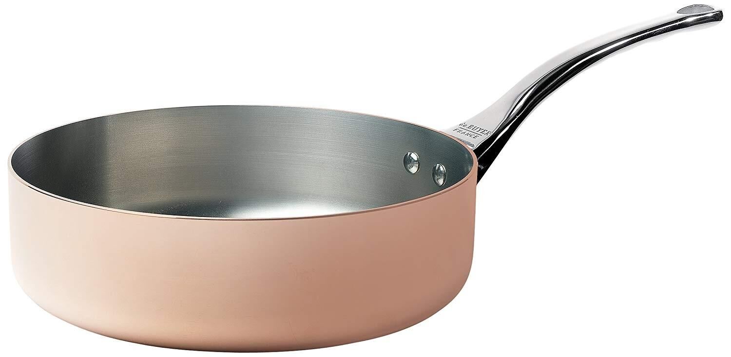 De Buyer  GERADE SAUTEUSE, KUPFER/EDELSTAHL   PRIM