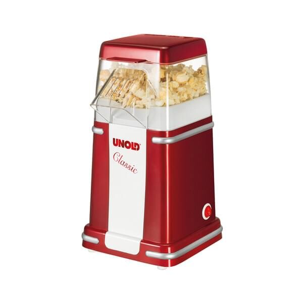 UNOLD Popkornmaker 48525 900 Watt rot-metallic/silber