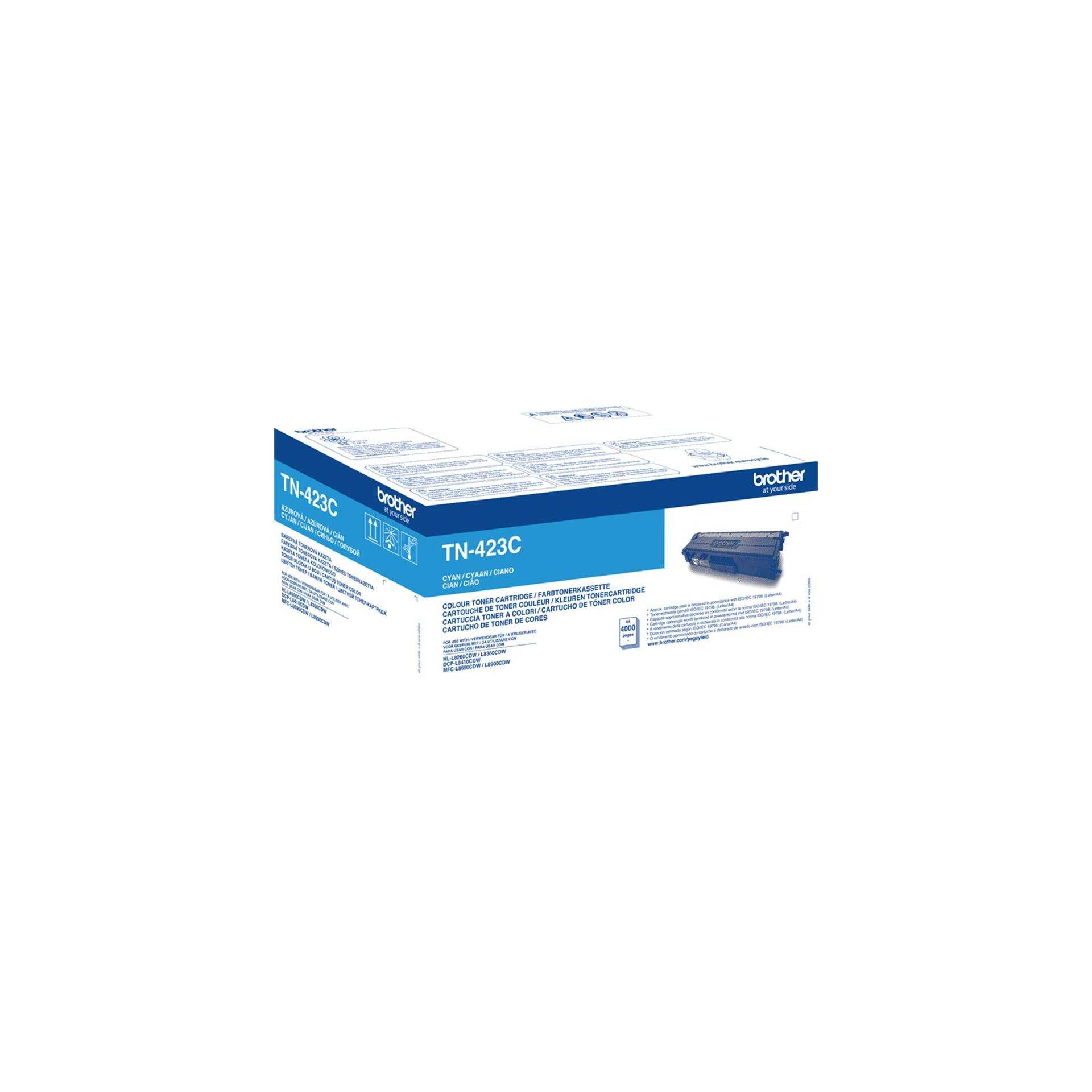 Brother TN-423C - Jumbo Yield - Cyan - Original - Tonerpatrone - für Brother DCP-L8410, HL-L8260, HL-L8360, MFC-L8690, MFC-L8900
