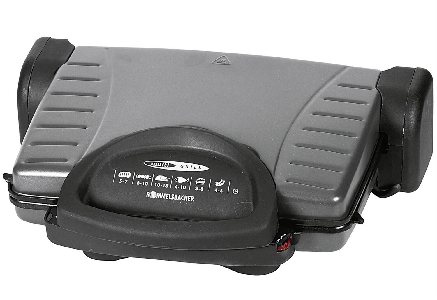 ROMMELSBACHER Kontaktgrill KG 1800 Grillfläche: 33 x 24 cm, 1800 Watt anthrazit