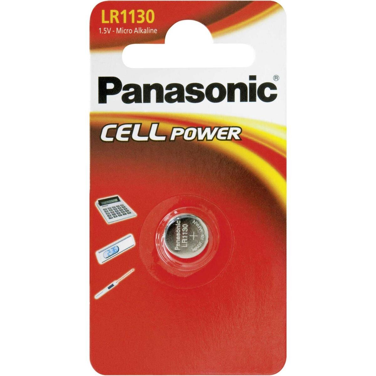 Panasonic LR1130L/1BP - Batterie LR1130 - Alkalisch - 65 mAh