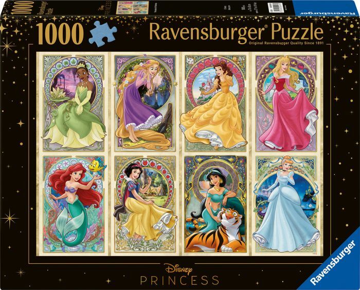 Ravensburger  12000497 Puzzle Nouveau Art Prinzessinnen 1000 Teile 12000497