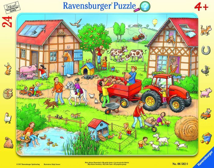 Ravensburger  6582 Puzzle Mein kleiner Bauernhof 24 Teile 6582