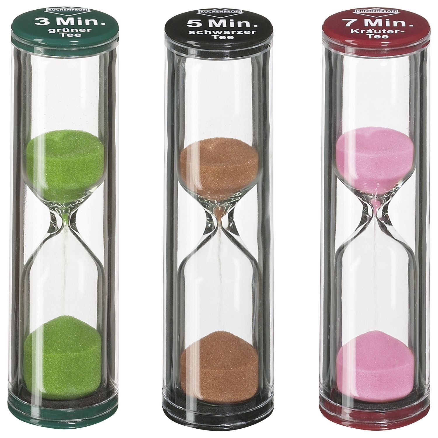 KÜCHENPROFI Tea Time Sanduhr 3-tlg.