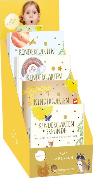 Paperish Kindergarten Freundebücher Display 9783968950303