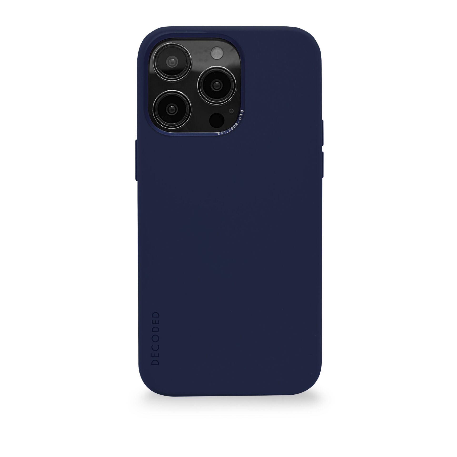 Decoded AntiMicrobial Silicone Backcover iP14 Pro Max NavyPeony