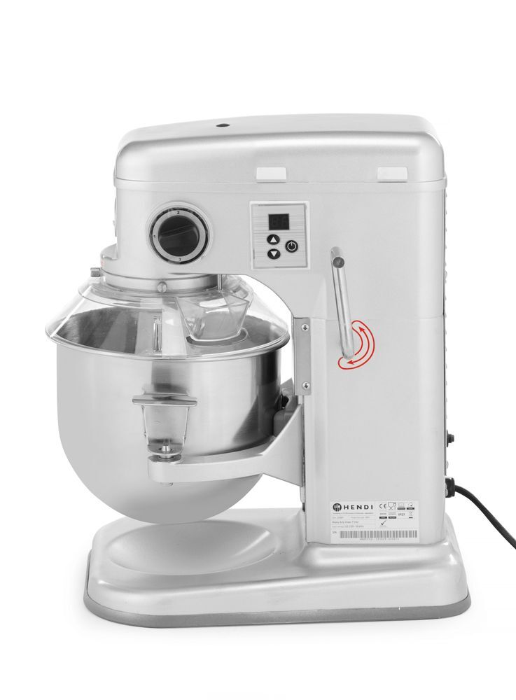 HENDI Planetenrührer, Kitchen Line, 7L, Silber, 220-240V/650W, 317x440x(H)490mm