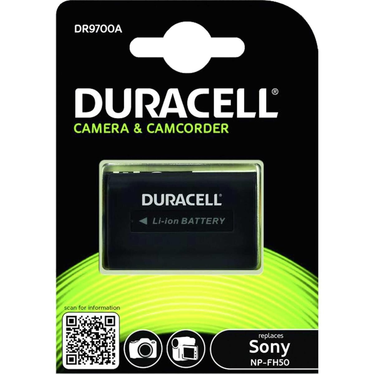 Duracell - Batterie - Li-Ion - 650 mAh - für Sony Cyber-shot DSC-HX200; Handycam DCR-SR72, SR75, SR77, SR80, SR82, SX30, SX31, SX50
