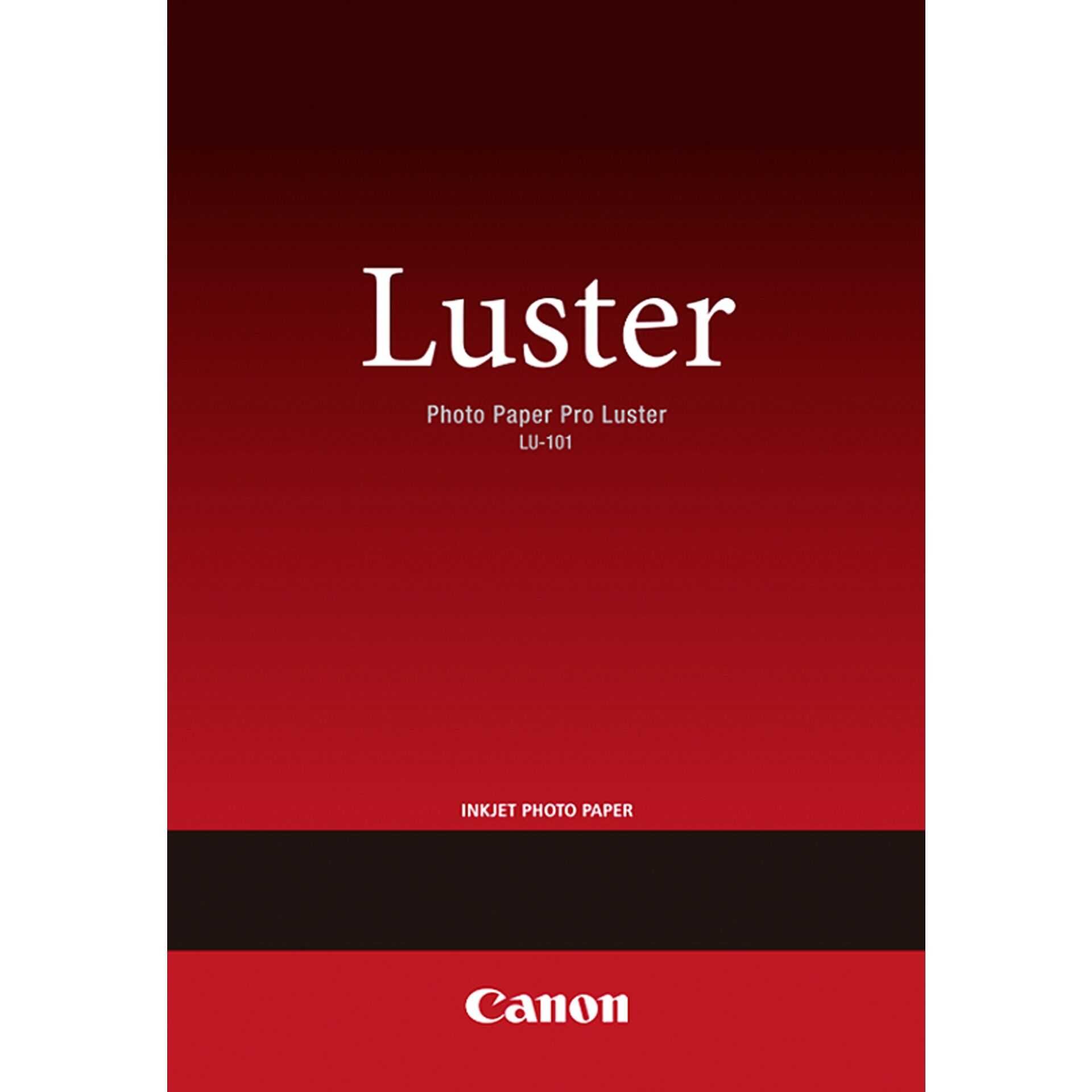 Canon Photo Paper Pro Luster LU-101 - Glanz - 260 Mikron - A3 plus (329 x 423 mm) - 260 g/m² - 20 Blatt Fotopapier