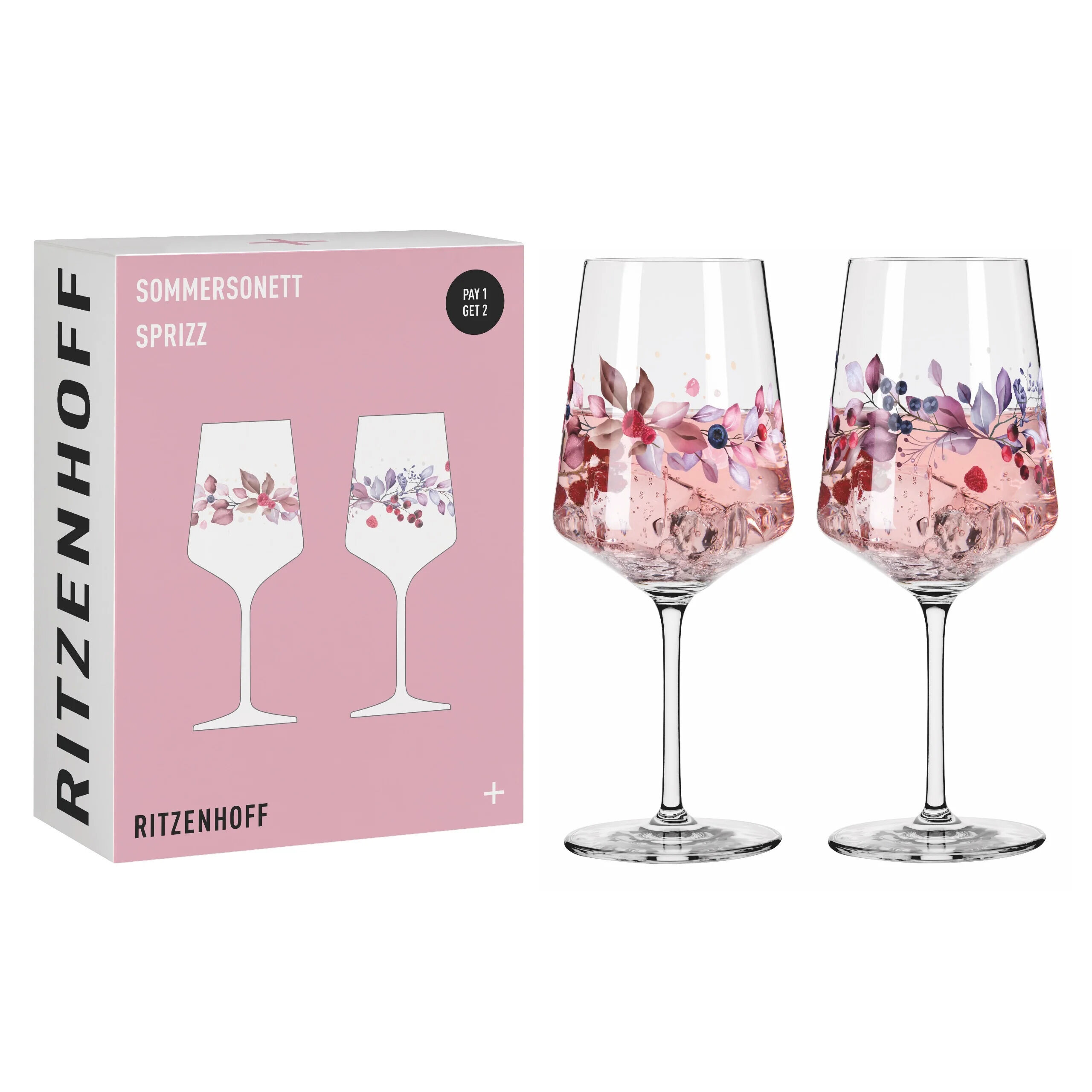 Ritzenhoff Aperitif-Glas Sprizz 2er-Set 500 ml Serie Sommersonett