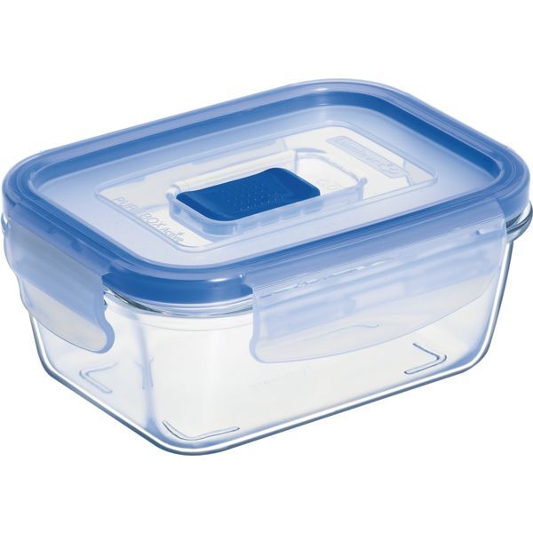 LUMINARC Pure Box Vorratsdose rechteckig, mit Deckel, Inhalt: 0,38 Liter